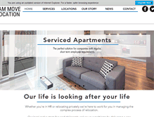 Tablet Screenshot of dreammoverelocation.com